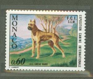 Monaco #826 Unused Single (Dog)
