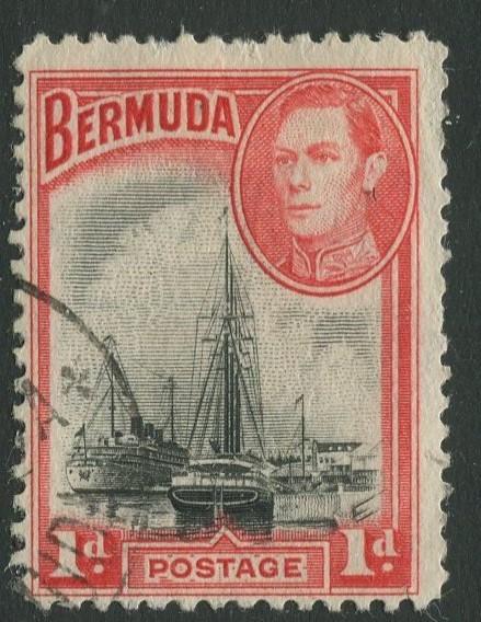 Bermuda #118a KGVI Used  Scott CV. $1.50