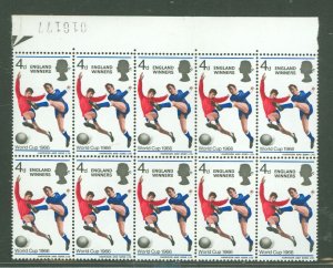 Great Britain #458 Mint (NH) Multiple (Cat) (Soccer)