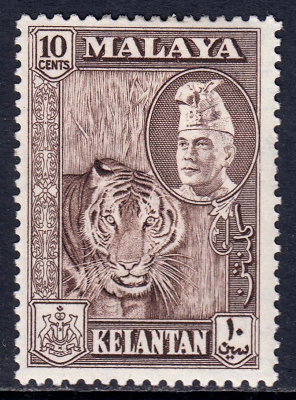 Malaya (Kelantan) - Scott #77 - MH - SCV $3.00