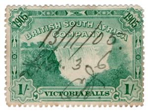 (I.B) Rhodesia/BSAC Revenue : Duty Stamp 1/-