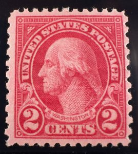 US Scott #579 Carmine M OG NH F-VF