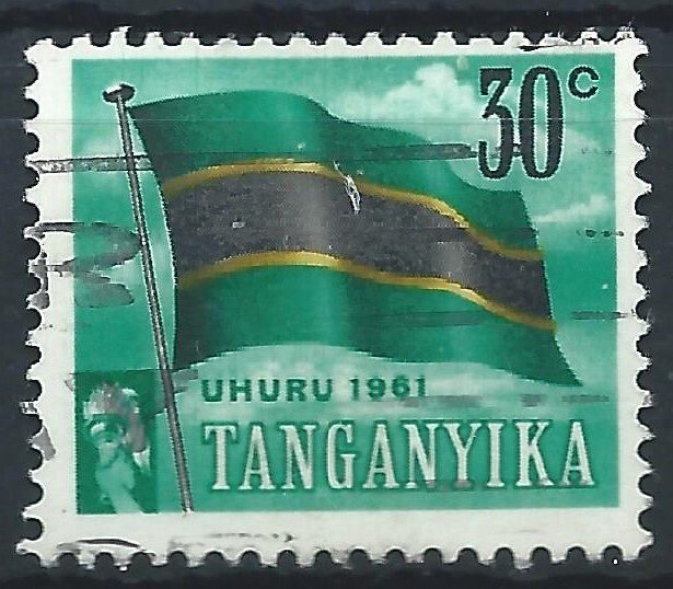 Tanganyika 1961 - 30c Independence - SG112 used