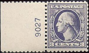 # 530 Mint Never Hinged  Left Margin Pl# Single Post Offi...