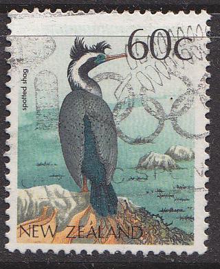 New Zealand 1988 60c Cormorant (SG1465)(fu)