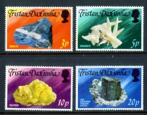 Tristan da Cunha MNH 239-42 Local Minerals 1978