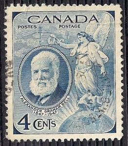 Canada #274 4 cent Alexandra Bell used EGRADED SUPERB 99 XXF