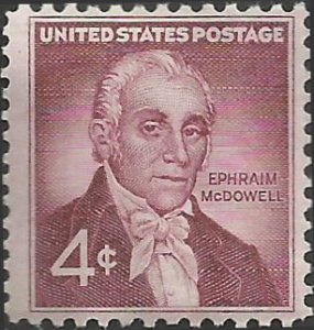 # 1138 MINT NEVER HINGED DR. EPHRAIM McDOWELL    
