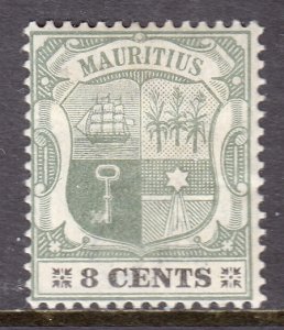 Mauritius - Scott #105 - MH - Toning spot on gum - SCV $4.00