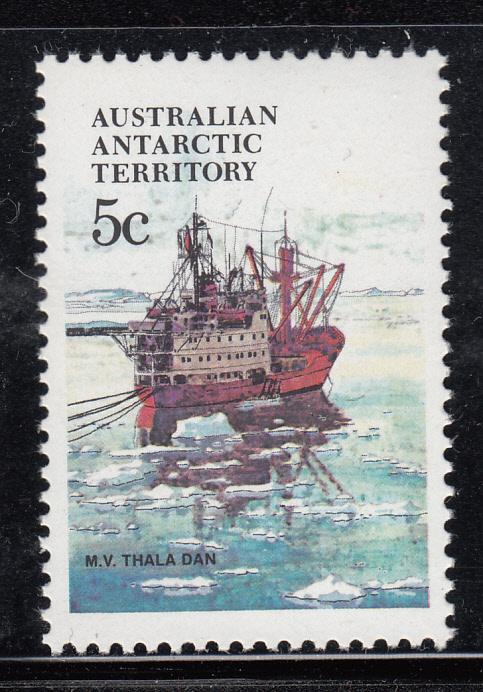 Australian Antarctic Territory 1974-81 MNH Scott #L39 5c M.V. Thala Dan - Ships