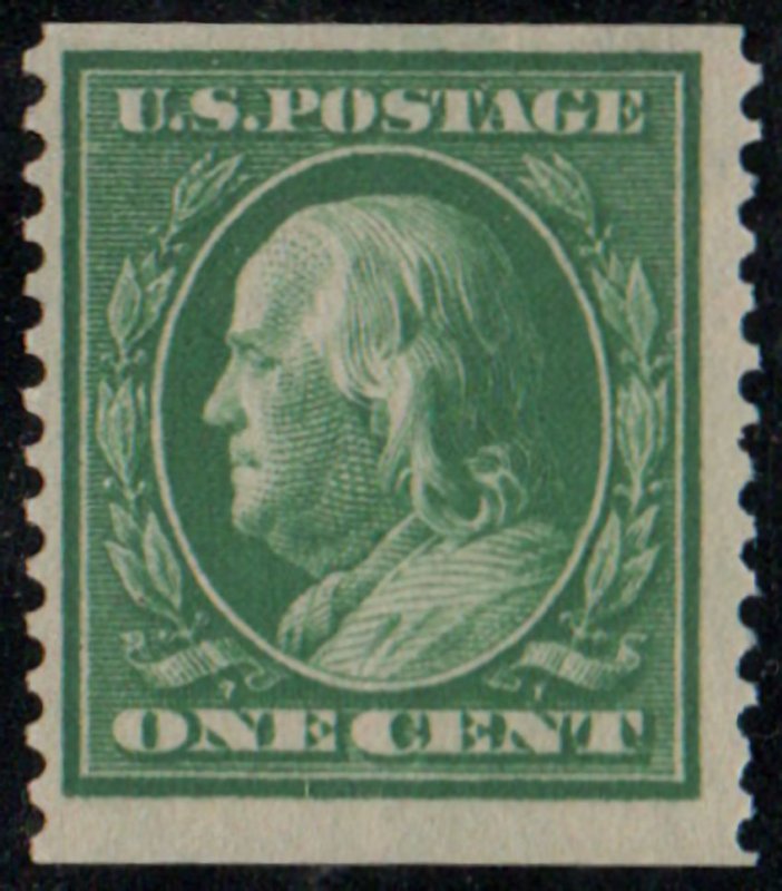 US #387 SCV $400.00 VF/XF mint never hinged, fresh color, single line waterma...