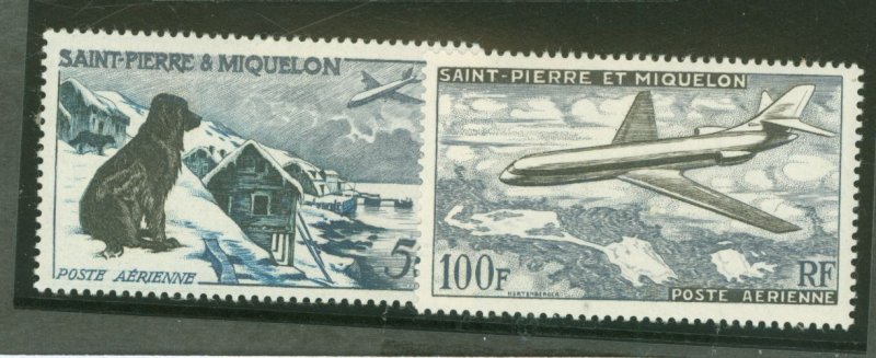 St. Pierre & Miquelon #C21-22  Single (Complete Set)