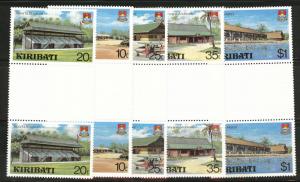 Kiribati Scott 360-4 MNH** Gutter Pair stamp set