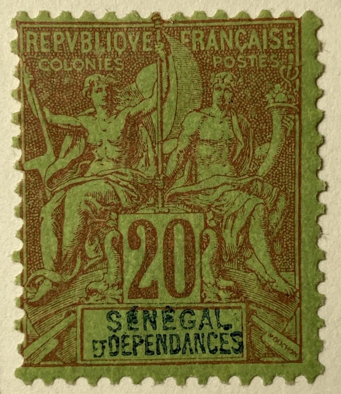 AlexStamps SENEGAL #44 F Mint