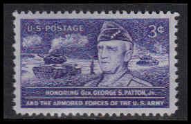 1026 3c Patton Fine MNH