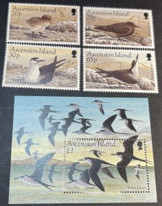 ASCENSION ISLAND # 594-598-MINT NEVER/HINGED--COMPLETE SET + SOUVENIR SHEET-1994