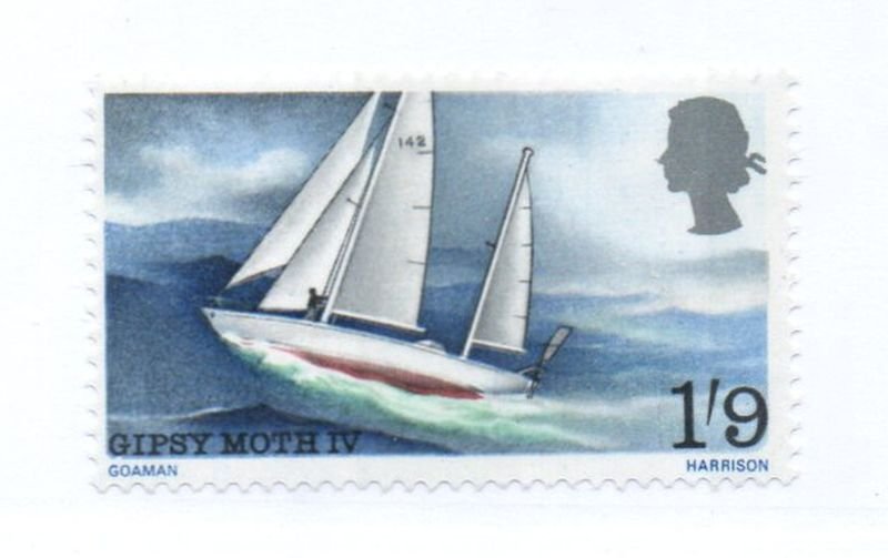 Great Britain Sc 517 1967 Chichester's Voyage stamp mint NH