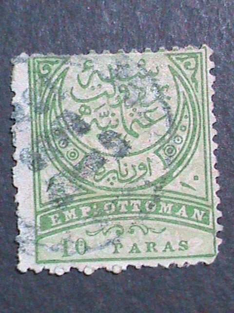 ​TURKEY-1884 SC#67 138 YEARS OLD OTTOMAN EMPIRE USED- STAMP-FINE