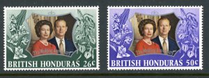 British Honduras 306-307 MNH 1972