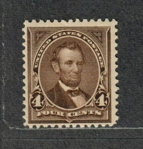 US Sc#269 M/NH/F-VF, OG Wmk 191, Cv. $125