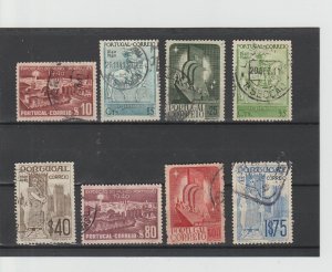 Portugal  Scott#  587-594  Used  (1940 Portuguese International Exhibition)