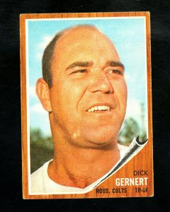 1962 TOPPS DICK GERNERT CART EX-NRMT