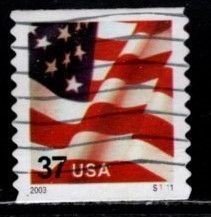 #3632A Old Glory PNC #S1111 (2003 date) (Off Paper) - Used