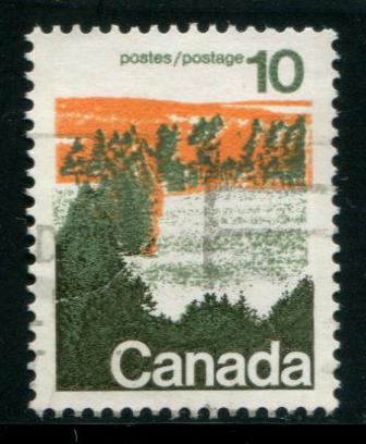 594 Canada 10c Forest, used