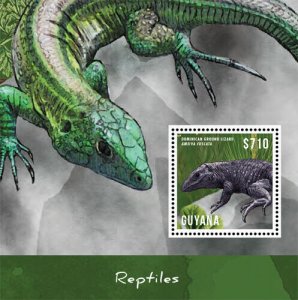 Guyana - 2013 - Reptiles - Souvenir Sheet - MNH