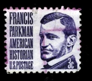 1281, Prominent Americans: F. Parkman, Single, Used, NH, VF