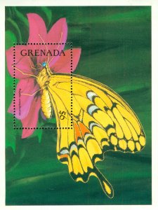 RK1-0096 GRENADA 1949 MH SS BUTTERFLY SCV $8.50 BIN $4.25