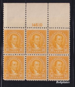 BOBPLATES US #562 Monroe Full Top Plate Block 14610 F-VF NH SCV=$425+