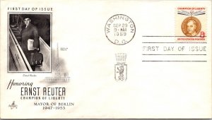 FDC 1959  SC #1137 Artcraft Cachet - Washington DC - Single - J5292