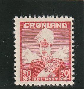 Greenland  Scott#  6  MNH