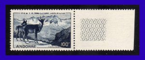 1950 - Andorra F. - Sc.  C 01   - B.H - MNH - v. catalogo 120 € - AN- 017