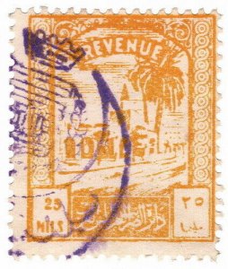 (I.B) BOIC (Tripolitania) Revenue : Duty Stamp 25m (1953) 