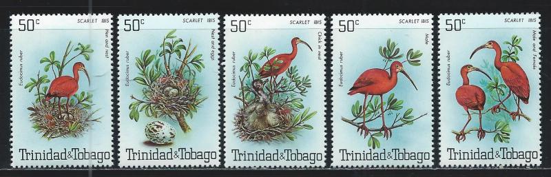 TRINIDAD & TOBAGO SC# 328a-e F-VF MNH 1980