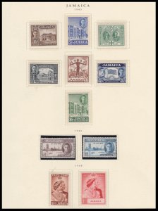 JAMAICA - 1919-52 SELECTED STAMPS - 58V - MINT LH