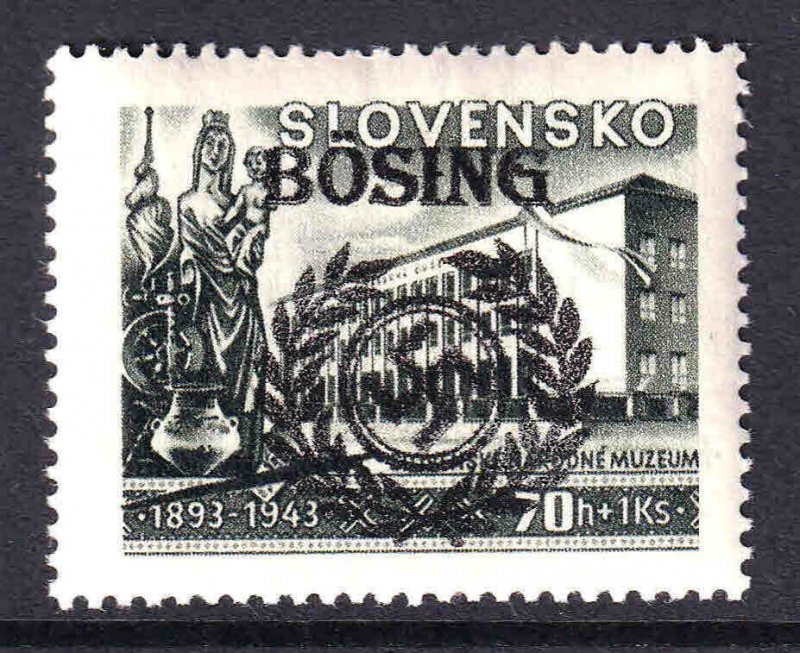 SLOVAKIA B18 BOSING OVERPRINT OG NH U/M VF BEAUTIFUL GUM