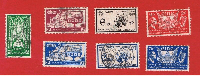 Ireland #96//104  VF used  Various Scenes