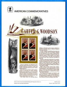 USPS COMMEMORATIVE PANEL #209 CARTER WOODSON #2073