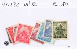 BOHEMIA MORAVIA   49-53C   MNH