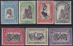 Portugal 1928 Sc 437-43 partial set low values MLH*