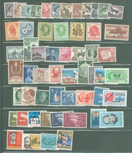 Australia  #314-56/380-393  Single (Complete Set)