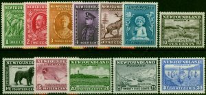 Newfoundland 1932 Set of 12 SG209-220 V.F MNH (2)