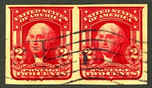 U.S. #320b USED PAIR