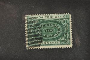 Canada Scott E1 used. Scott CV$11.00