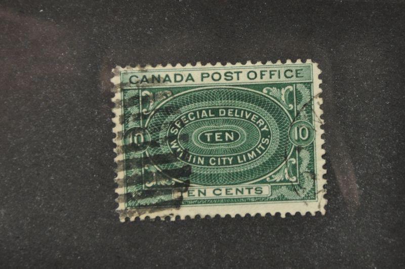 Canada Scott E1 used. Scott CV$11.00