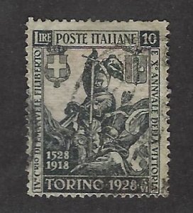 Italy SC#209 Used Fine SCV$225.00...Worth a view!!