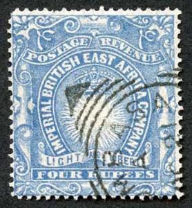 British KUT SG18 1890-95 4r Ultramarine Very Fine Used